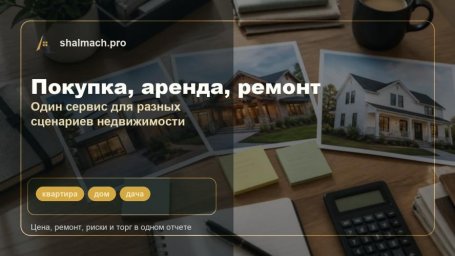 Шалаш помогает увидеть реальную экономику квартиры до покупки Шалаш помогает увидеть реальную экономику квартиры до покупки